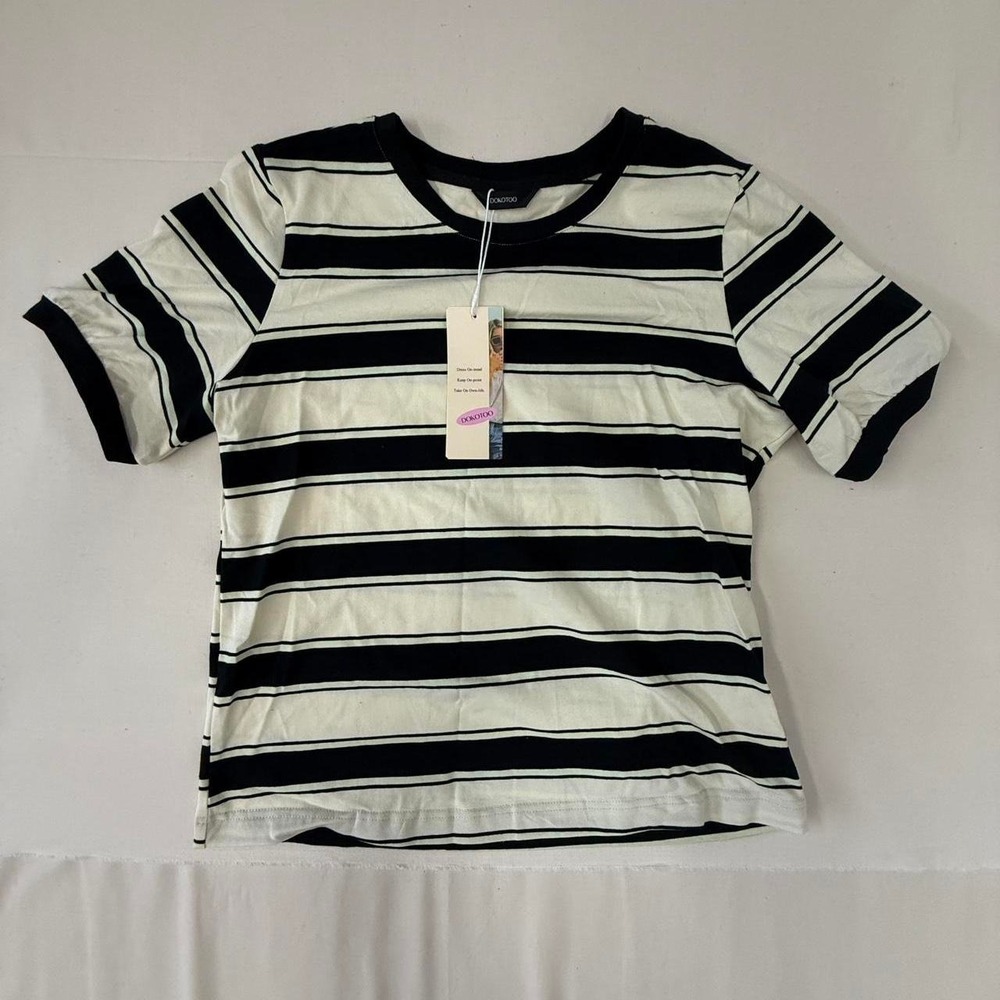 DOKOTOO striped short sleeve tee